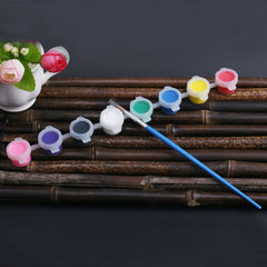 Acrylic Paint Strip Kindergarten Children Watercolor Painting 12/8 Color Set Diy Stone Painting Ceramic Painting Sealed Box