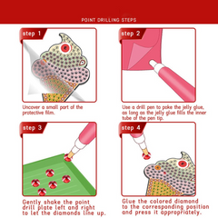 Christmas DIY Diamond Painting Kit With Keychains