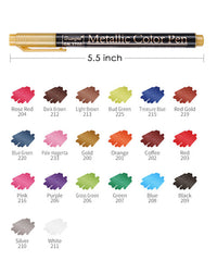 20 Pcs Medium Tip Calligraphy Metallic Pens