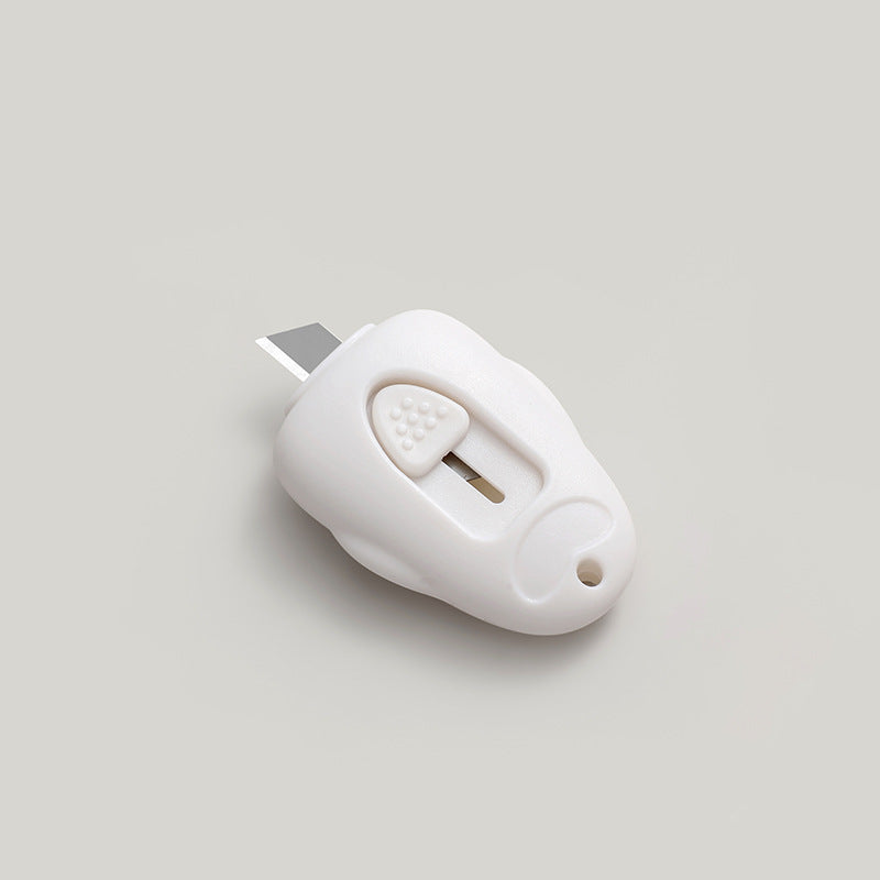 Mini Portable Retractable Utility Knife Cute Mini Small Pocket Size Craft Packaging Box Paper Envelope Cutter Utility Knife Student Art Supplies