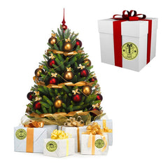 500pcs/roll Rose Gold Merry Christmas Stickers Round Labels Kraft Paper Xmas Gifts Box Labels Decorations New Year Sealing Label Stickers For Party DIY Packaging Stationery Stickers