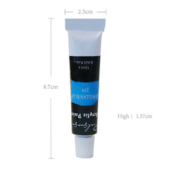 12/24 Color Acrylic Paint Set For Fabrics Painting Clothing Pigments Non-Fading Non-Toxic Professional Artist Painting 12Ml