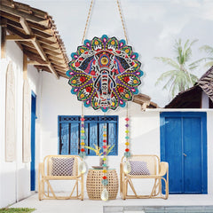 5D Diamond Painting Mandala Flowers Wind Chime DIY Diamond Art Kit