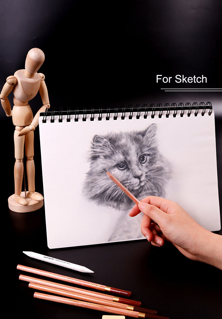Art sketch book 110 GSM 120 Pages Watercolor Sketchbooks Loose-leaf Detachable Drawing Book for Drawing Paper Portable Coil Album Markers Watercolor Painting Pad Art Artists