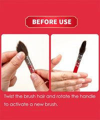 9 Pcs Professional Synthetic Squirrel Hair Paint Brush Set