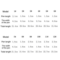 14 Pcs Nylon Hair Artist Paint Brushes Set