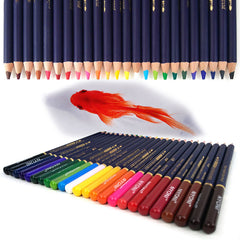 Professional Watercolor Pencil 72 Colors Soft Water Soluble Colored Pencils For Painting Student Artist Art Supplies