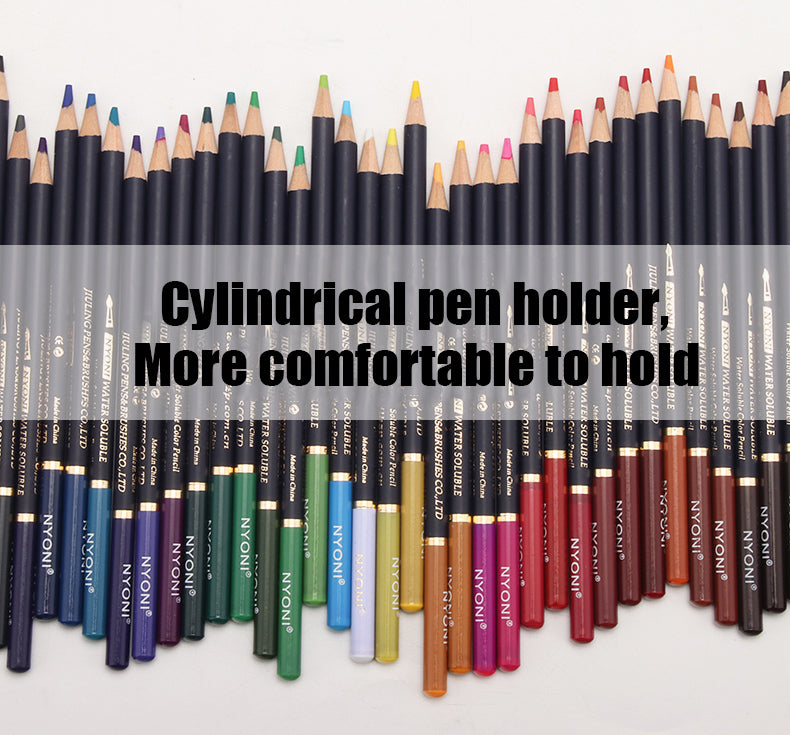Professional Watercolor Pencil 72 Colors Soft Water Soluble Colored Pencils For Painting Student Artist Art Supplies