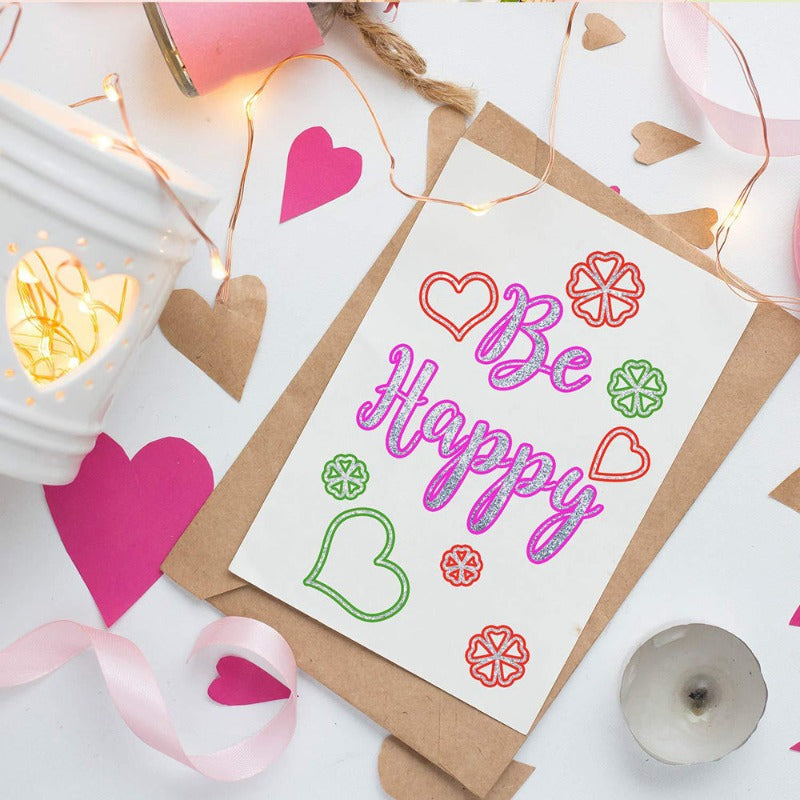 12/18colors Double Line Metallic Marker Pen DIY Album Scrapbooking Painting Sliver Glitter Outline Art Markers