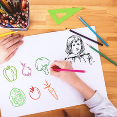 72 Colored Pencils Set, Colored Pencil for Adult Coloring and Drawing, Kids Indoor Activity Art Tools at Home, Gift for Children