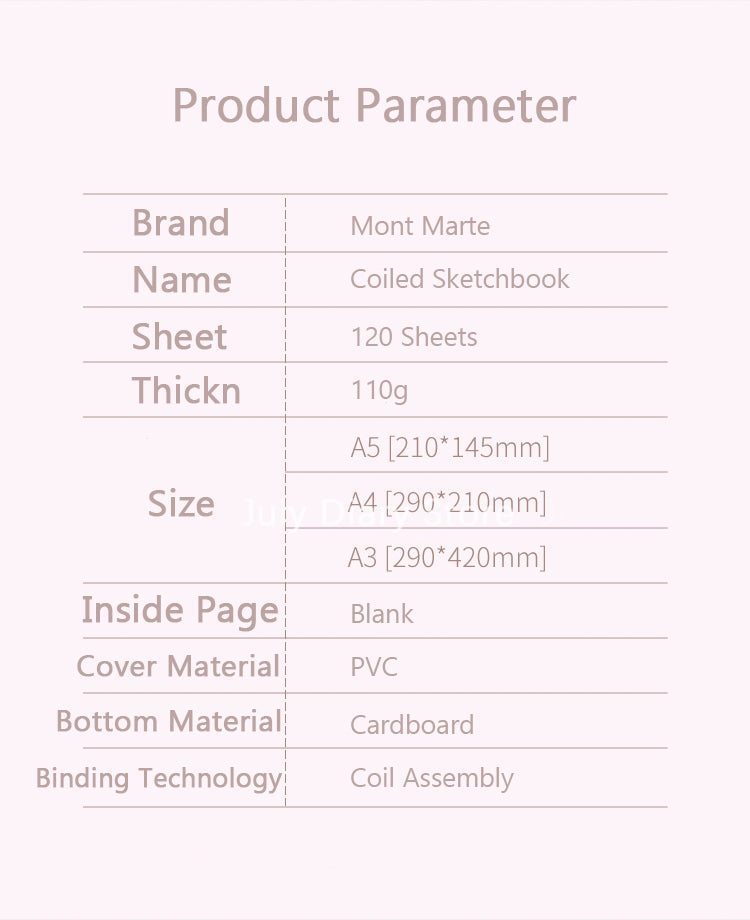 Art sketch book 110 GSM 120 Pages Watercolor Sketchbooks Loose-leaf Detachable Drawing Book for Drawing Paper Portable Coil Album Markers Watercolor Painting Pad Art Artists