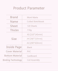 Art sketch book 110 GSM 120 Pages Watercolor Sketchbooks Loose-leaf Detachable Drawing Book for Drawing Paper Portable Coil Album Markers Watercolor Painting Pad Art Artists