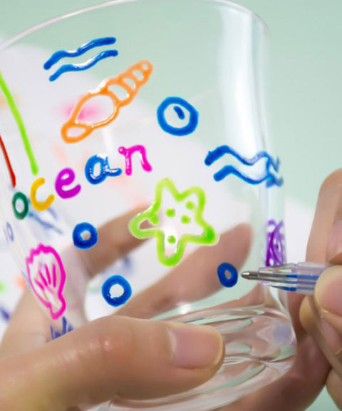 6 Pcs Candy Color 3D Jelly Gel Pen Set