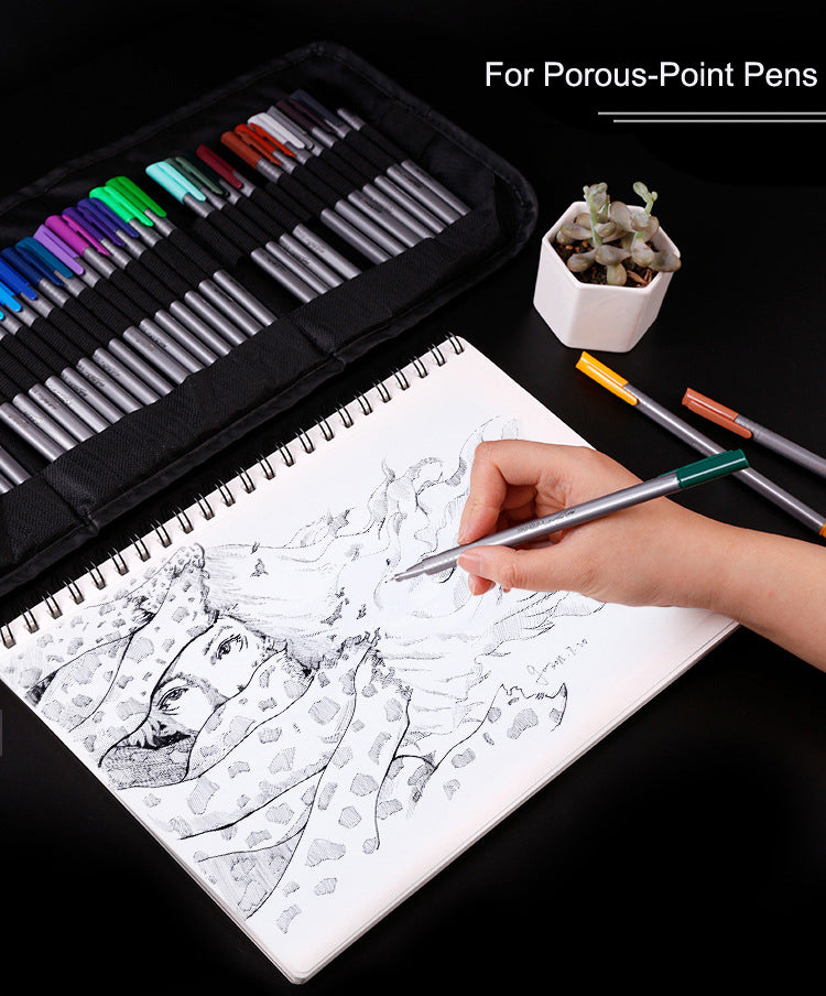 Art sketch book 110 GSM 120 Pages Watercolor Sketchbooks Loose-leaf Detachable Drawing Book for Drawing Paper Portable Coil Album Markers Watercolor Painting Pad Art Artists