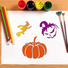 12 pcs Halloween Stencil kit