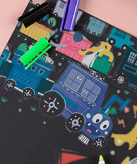 12/24/36 Colors Soft Bullet Tip Acrylic Paint Marker Pens Set