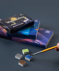 8/12/24 Colors Solid Metallic Watercolor Paint