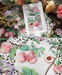 40 Pcs Fresh Plant & Flowers Series PET Stickers Set