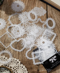 240 Pcs Lace Border Stickers Set