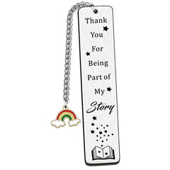 5 Pieces Teacher Bookmark Thank You Bookmark With Pendant Classic Graduation Teacher Bookmark
