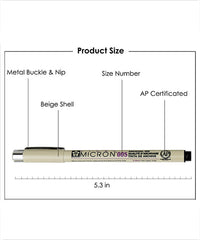 12 Pcs Precision Micro-Line Ink Pen Set