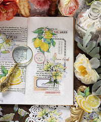 40 Pcs Fresh Plant & Flowers Series PET Stickers Set