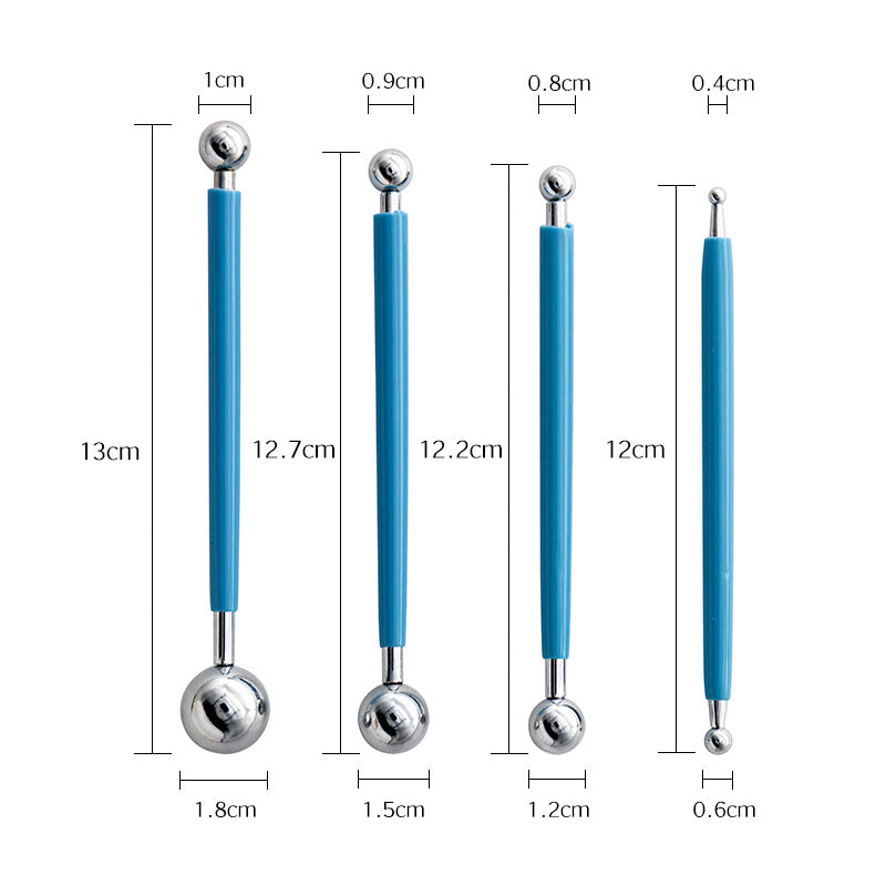 43Pcs/Set Clay Sculpting Tool Wood Handle Pottery Clay Ceramics Molding Tools DIY Dotting Art Craft Carving Tools Clay Tools