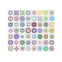 70pcs/set DIY Embossing Mandala Decor Stone Painting Templates Pottery Clay Tools Mandala Dotting Tool