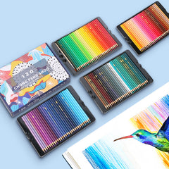 120 Colors Professional Oil Color Pencil Soft Wood Watercolor Pencils Pencil Set