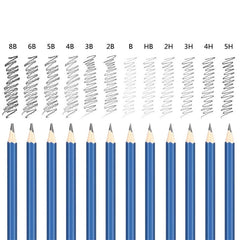 96 Pcs Sketch Pencil Set With 95 Pcs Sketch Pencil + Sketch Notebook Painting Color Pencil Set Painting Color Pencil Set Art Supplies Kit For Professional Art Drawing