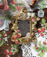 40 Pcs Fresh Plant & Flowers Series PET Stickers Set