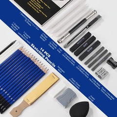 37pcs/set Drawing Kit Sketching Pencils Set