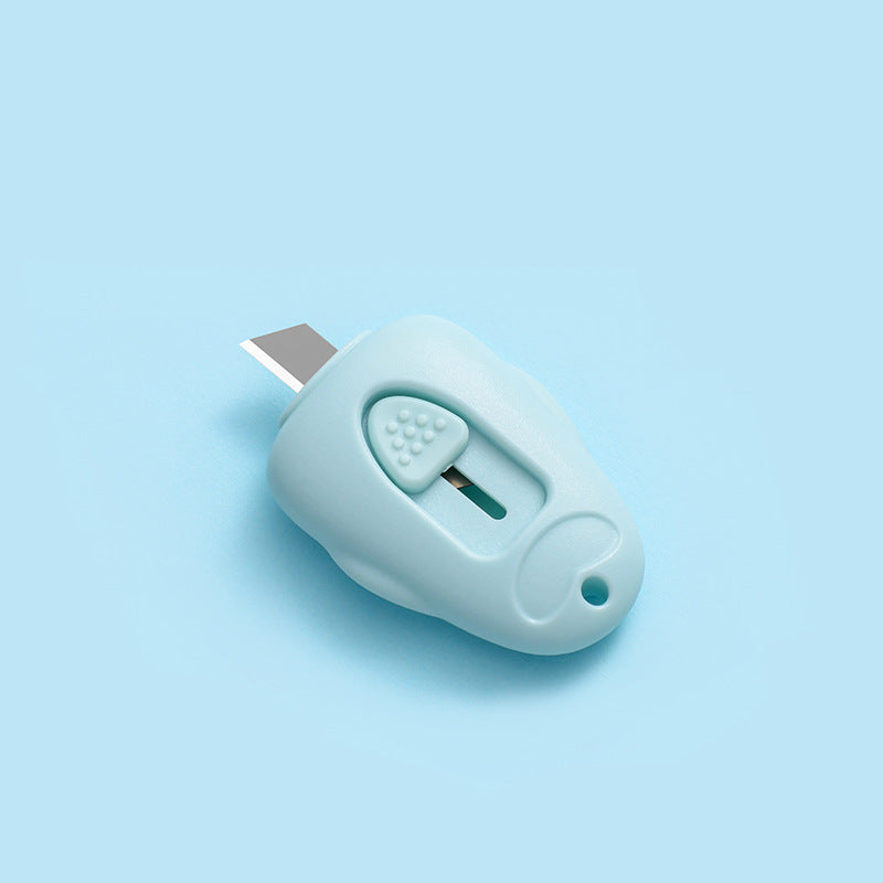 Mini Portable Retractable Utility Knife Cute Mini Small Pocket Size Craft Packaging Box Paper Envelope Cutter Utility Knife Student Art Supplies