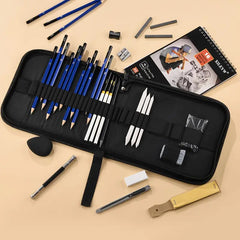 37pcs/set Drawing Kit Sketching Pencils Set