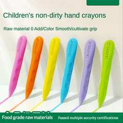 12/24/36 Colors Washable Color Pen Painting Set Children's Triangle Hole Crayon Not Dirty Hands