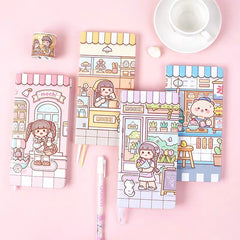 Cute Little Mochi Kawaii Cartoon Series Weekly Plan