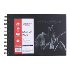 30 Sheet A3/A4/A5 Sketch Pad Hardcover Watercolor Sketchbook Paper for Drawing Painting Color Pencil Book School Art Supplies