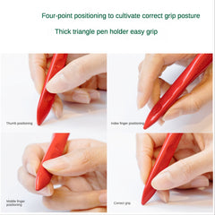 12/24/36 Colors Washable Color Pen Painting Set Children's Triangle Hole Crayon Not Dirty Hands