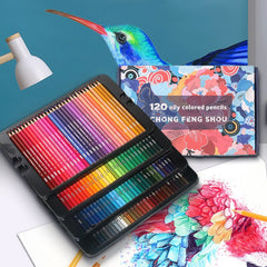 120 Colors Professional Oil Color Pencil Soft Wood Watercolor Pencils Pencil Set
