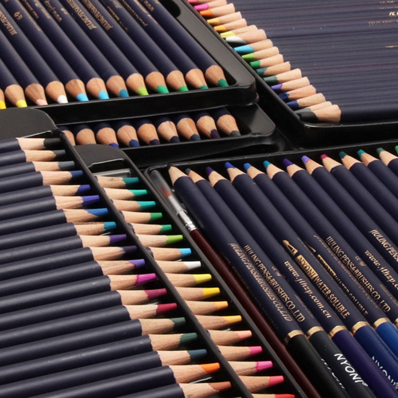 Professional Watercolor Pencil 72 Colors Soft Water Soluble Colored Pencils For Painting Student Artist Art Supplies