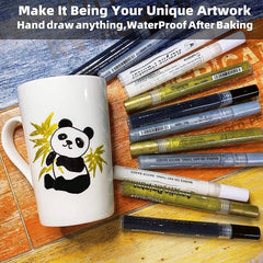 24 36 Colors Acrylic Paint Markers Pens Set