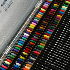 48 72 120 Professional Lapis Colored Pencils Watercolor Set - honeylives