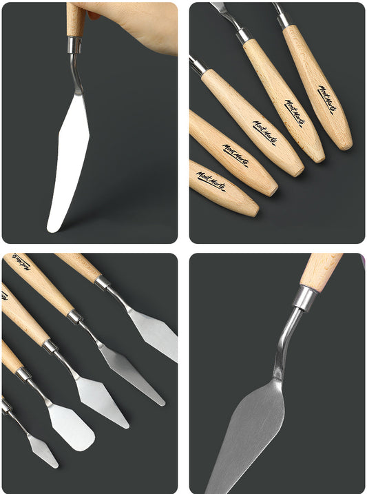 5Pcs Alloy Material Oil Painting Knives Set - honeylives