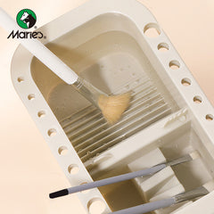 Brush Washing Bucket Multifunction Pen Barrel Brush Washer With Art Palette Brush Holder, Art Supplies Brush Washing Tool.