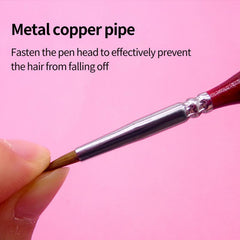 11Pcs Acrylic Nail Brush Detail Paint Brush Set Carving UV Gel Nail Polish Extension Lines Liner Painting Brushes Drawing Pen Manicure Nail Art Tool