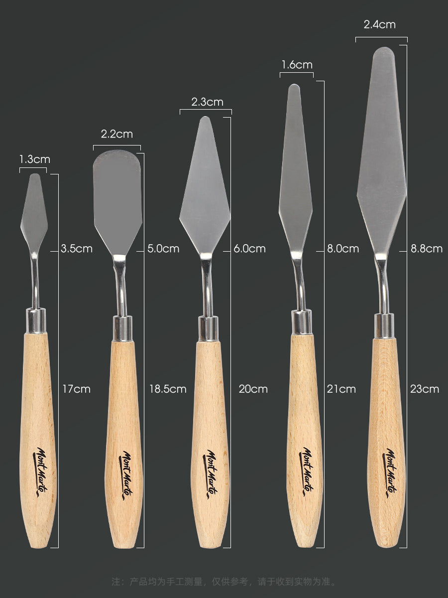 5Pcs Alloy Material Oil Painting Knives Set - honeylives