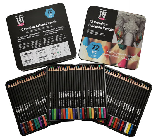 72 Colors Color Glitter Sketch Pencils Set
