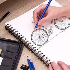 96 Pcs Sketch Pencil Set With 95 Pcs Sketch Pencil + Sketch Notebook Painting Color Pencil Set Painting Color Pencil Set Art Supplies Kit For Professional Art Drawing