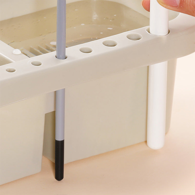 Brush Washing Bucket Multifunction Pen Barrel Brush Washer With Art Palette Brush Holder, Art Supplies Brush Washing Tool.