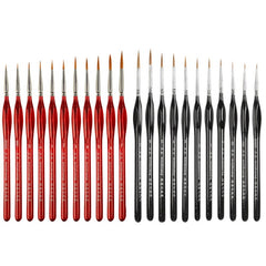 11Pcs Acrylic Nail Brush Detail Paint Brush Set Carving UV Gel Nail Polish Extension Lines Liner Painting Brushes Drawing Pen Manicure Nail Art Tool